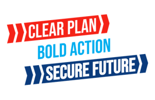 Clear Plan Bold Action Secure Future