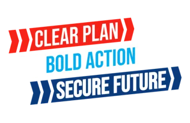 Clear Plan Bold Action Secure Future