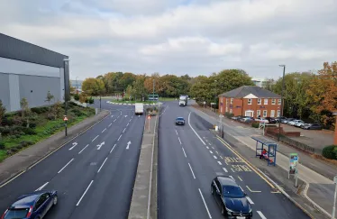 Gatwick Road, Manor Royal has been resurfaced